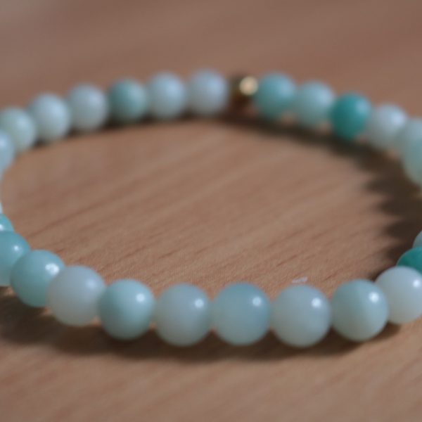 Bracelet Amazonite – Perles 6mm