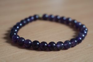 Bracelet Améthyste – Perles 6mm