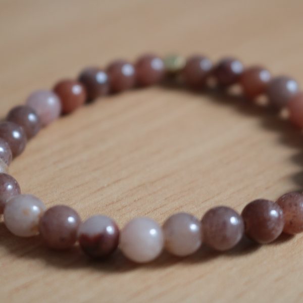 Bracelet Aventurine Pourpre – Perles 6mm