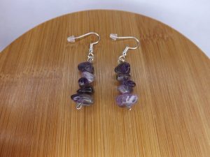 Boucles d’oreilles en Améthyste