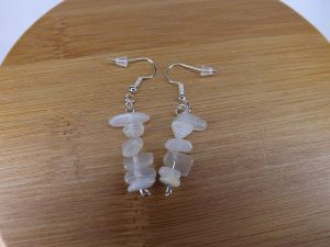 Boucles d’oreilles en Pierre de Lune