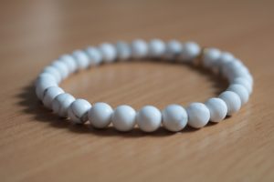 Bracelet Howlite Mat – Perles 6mm