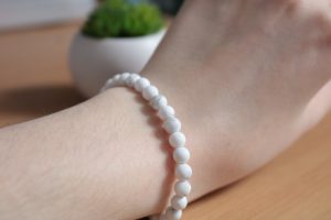 Bracelet Howlite Mat – Perles 6mm