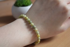 Bracelet Jaspe Jaune – Perles 6mm