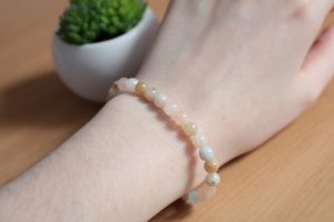 Bracelet Morganite – Perles 6mm