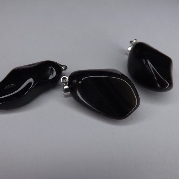 Pendentif Obsidienne Œil Céleste (15 à 25mm) AB