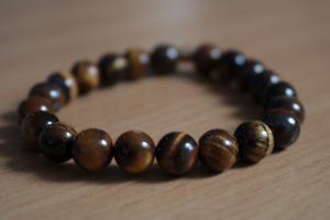 Bracelet Oeil de Tigre – Perles 8mm