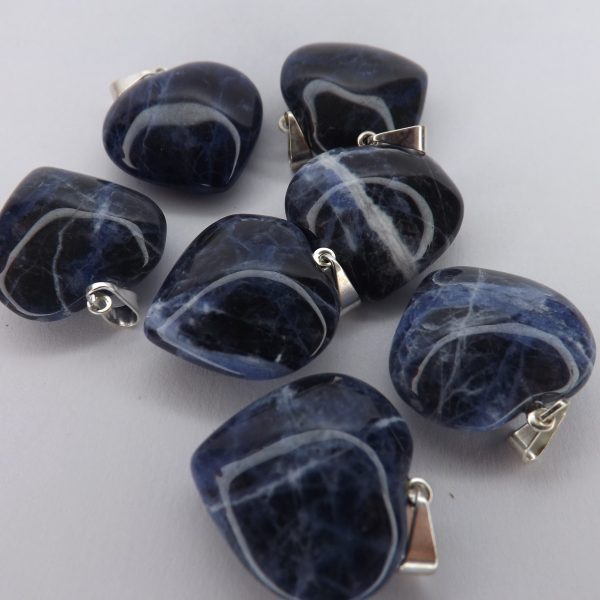 Pendentif Sodalite Cœur (20mm) A