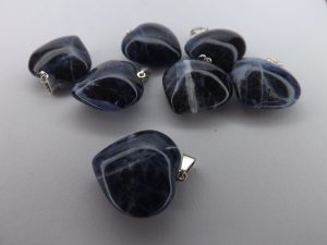 Pendentif Sodalite Cœur (20mm) A