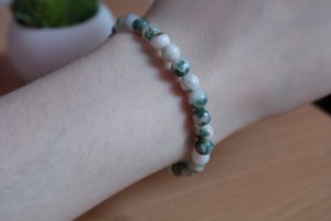 Bracelet Agate Arbre – Perles 6mm