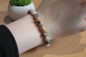 Bracelet Agate Crazy Lace- Perles 8mm