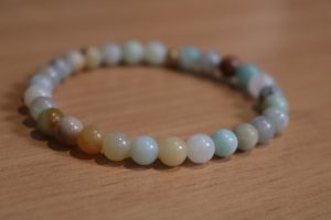 Bracelet Amazonite Multicolore – Perles 6mm