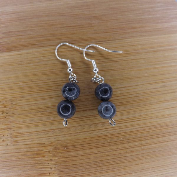 Boucles d’oreilles en Labradorite