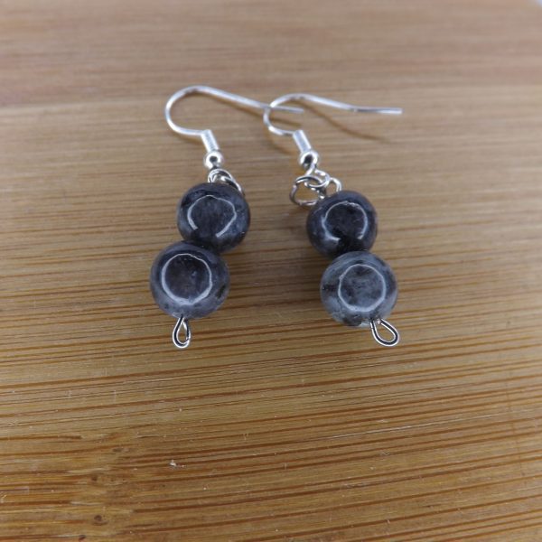 Boucles d’oreilles en Labradorite