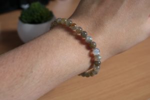 Bracelet Labradorite – Perles 6mm AB