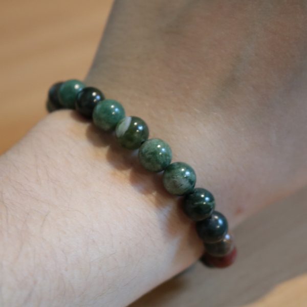 Bracelet Agate Indienne – Perles 8mm