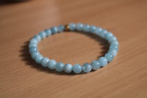 Bracelet Aigue Marine – Perles 6mm A