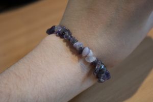 Bracelet Améthyste – Perles Baroque