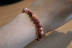 Bracelet Aventurine Rose – Perles 6mm