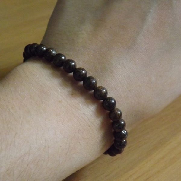 Bracelet Bronzite – Perles 6mm