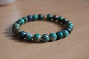 Bracelet Chrysocolle – Perles 8mm AA