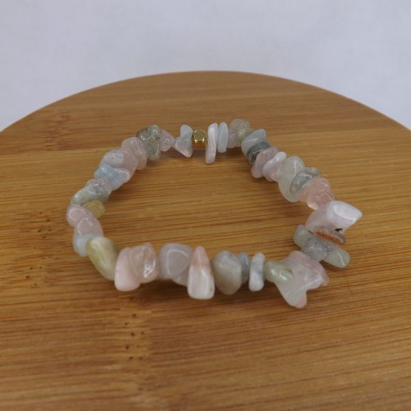 Bracelet Morganite – Perles baroque