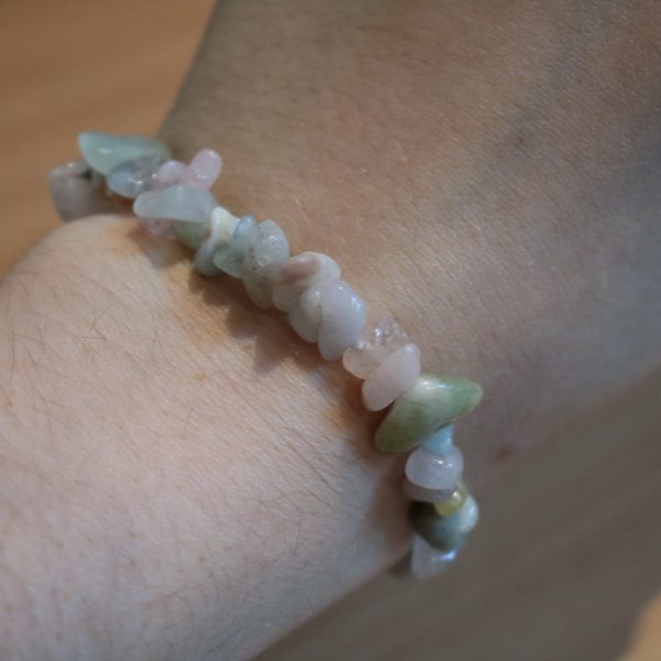 Bracelet Morganite – Perles baroque