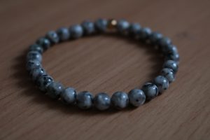 Bracelet Jaspe Sésame (Kiwi) – Perles 6mm