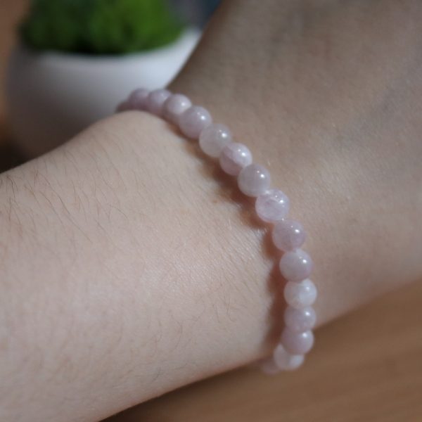 Bracelet Kunzite – Perles 6mm