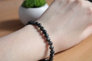 Bracelet Larvikite – Perles 6mm