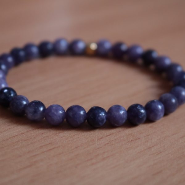 Bracelet Lépidolite – Perles 6mm