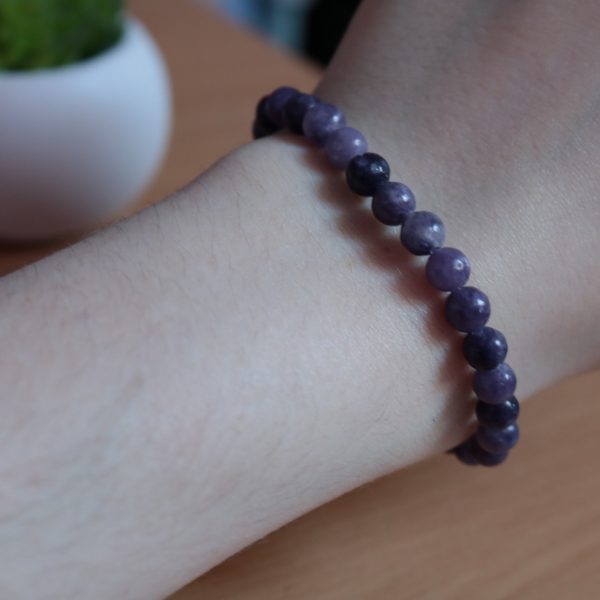 Bracelet Lépidolite – Perles 6mm