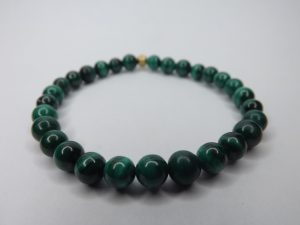 Bracelet Malachite – Perles 6mm