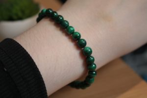 Bracelet Malachite – Perles 6mm