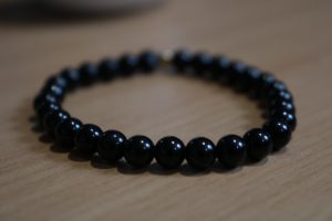 Bracelet Tourmaline Noire – Perles 6mm – A