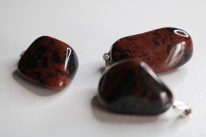 Pendentif Obsidienne Acajou (15 à 25mm) AB