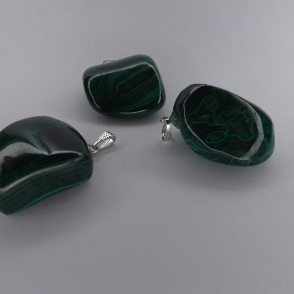 Pendentif Malachite (25-30mm) AA