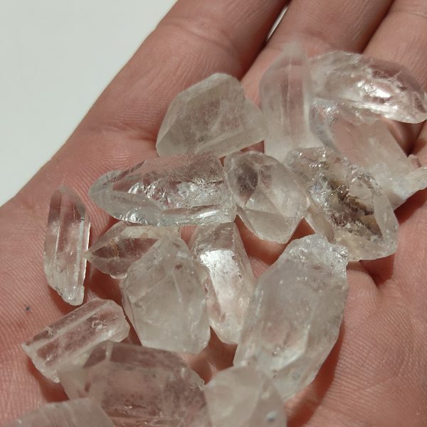 Pierre Cristal de Roche (Quartz) brutes – Taille 1-2cm