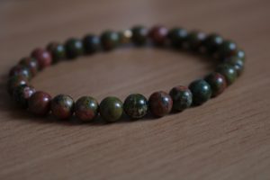 Bracelet Unakite – Perles 6mm