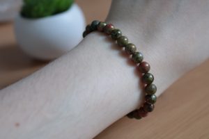 Bracelet Unakite – Perles 6mm