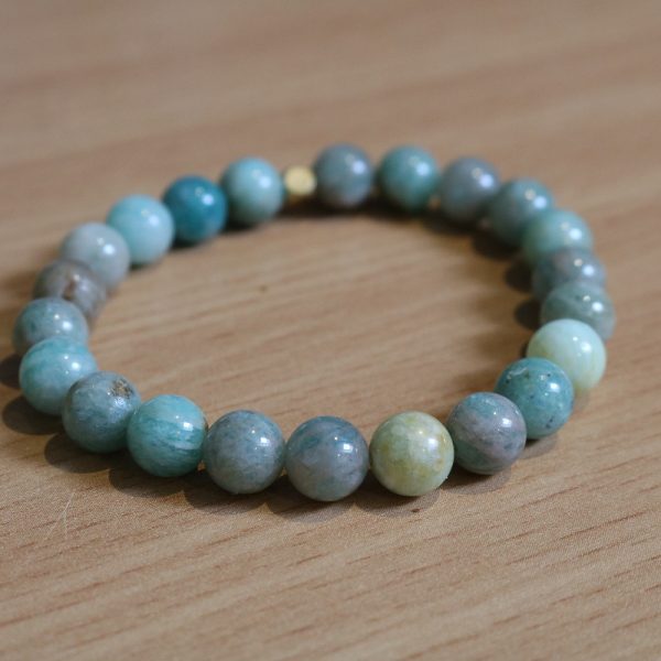 Bracelet Amazonite – Perles 8mm