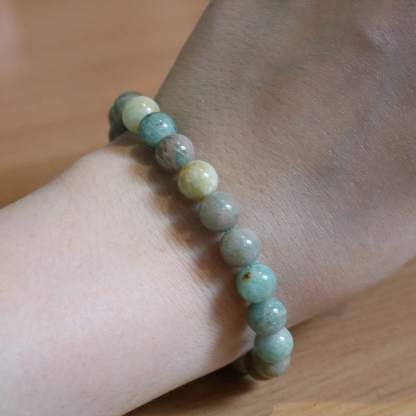 Bracelet Amazonite – Perles 8mm