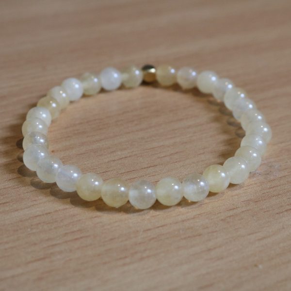 Bracelet Aventurine Jaune – Perles 6mm