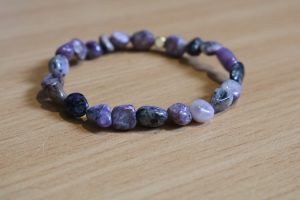 Bracelet Charoite – Pierre roulées 6mm A