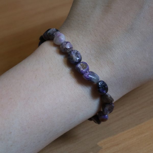 Bracelet Charoite – Pierre roulées 6mm A