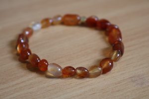 Bracelet Cornaline (Agate rouge) – Pierre roulées 6mm A