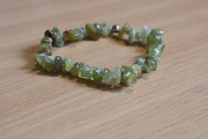 Bracelet Grenat Vert Grossulaire – Perles baroques A