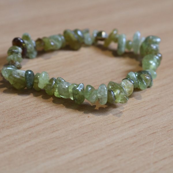 Bracelet Grenat Vert Grossulaire – Perles baroques A