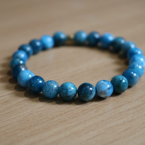 Bracelet Apatite – Perles 8mm