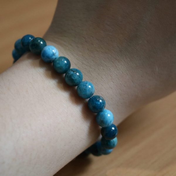 Bracelet Apatite – Perles 8mm